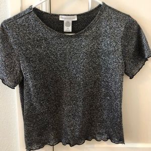 Urban outfitters sparkly Mesh shirt